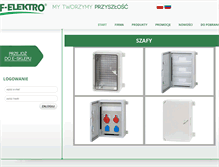 Tablet Screenshot of f-elektro.com